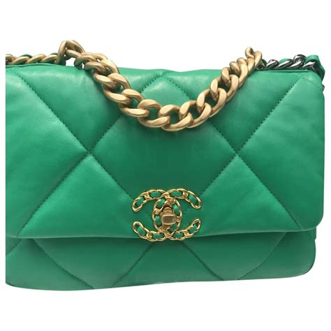 hunter green chanel bag|Chanel handbags for men.